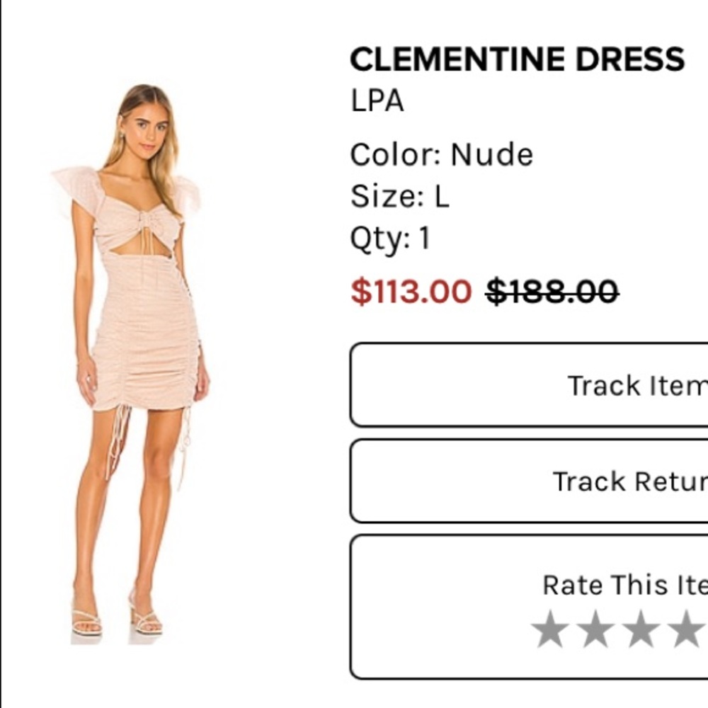 LPA Clemente dress worn once!!